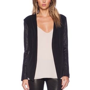 BCBGeneration drape front black jacket